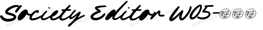 Society Editor W05字体转换